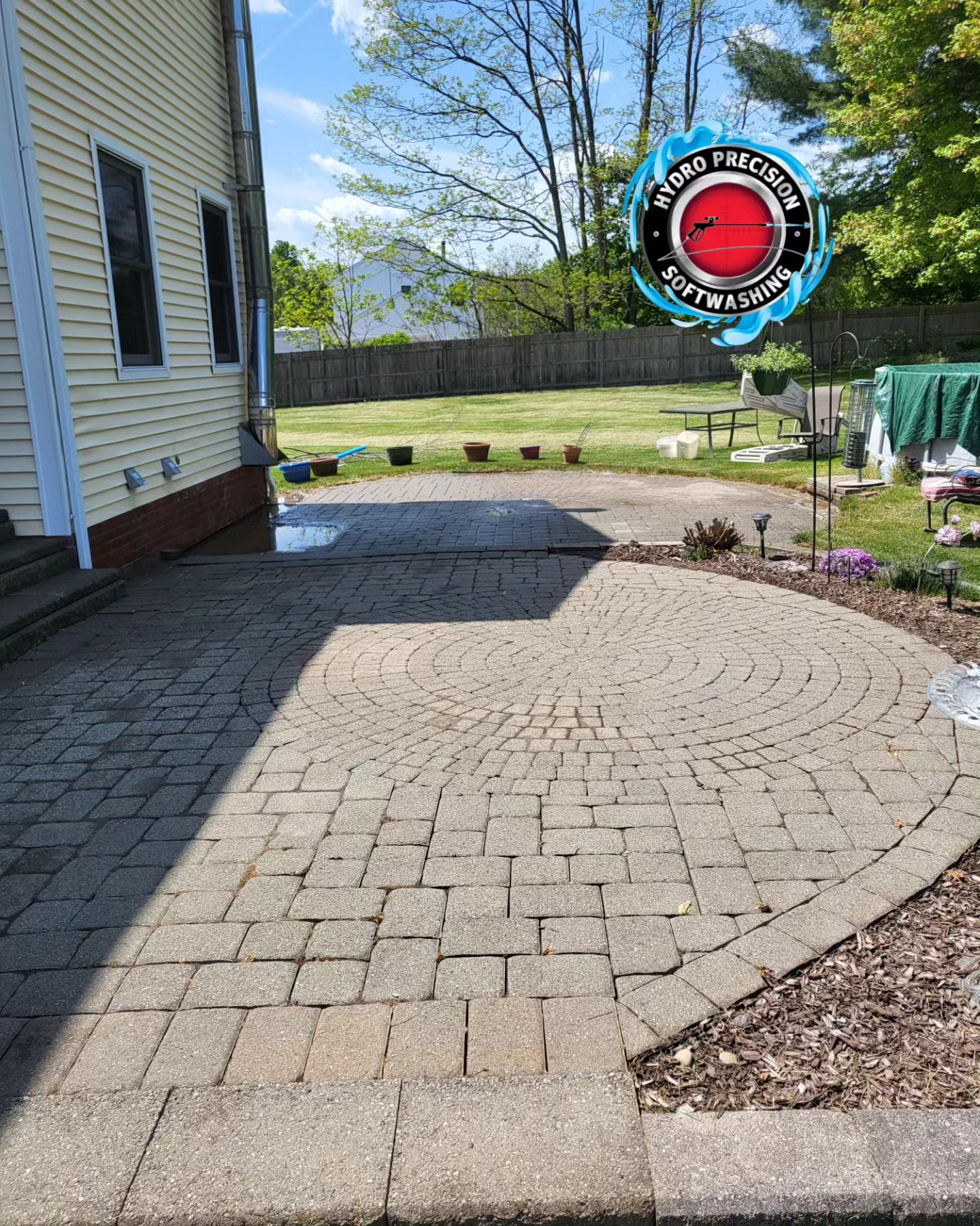 House Wash with Concrete Patio Cleaning in Valatie, NY
